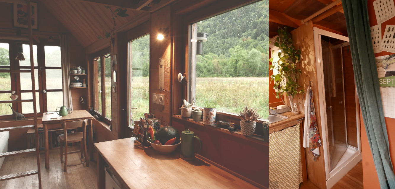 À l'intérieur de la tiny house
