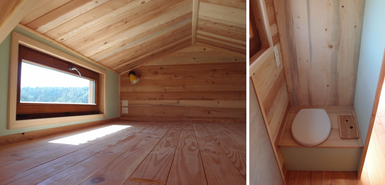 Interieur de la tiny house